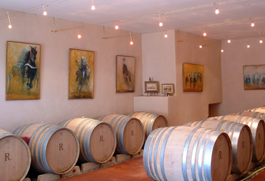 Barrels in the gallery