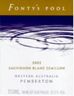 Fontys Pool - SAUVIGNON BLANC - SEMILLON 2003 Fontys Pool - SAUVIGNON BLANC - SEMILLON 2003